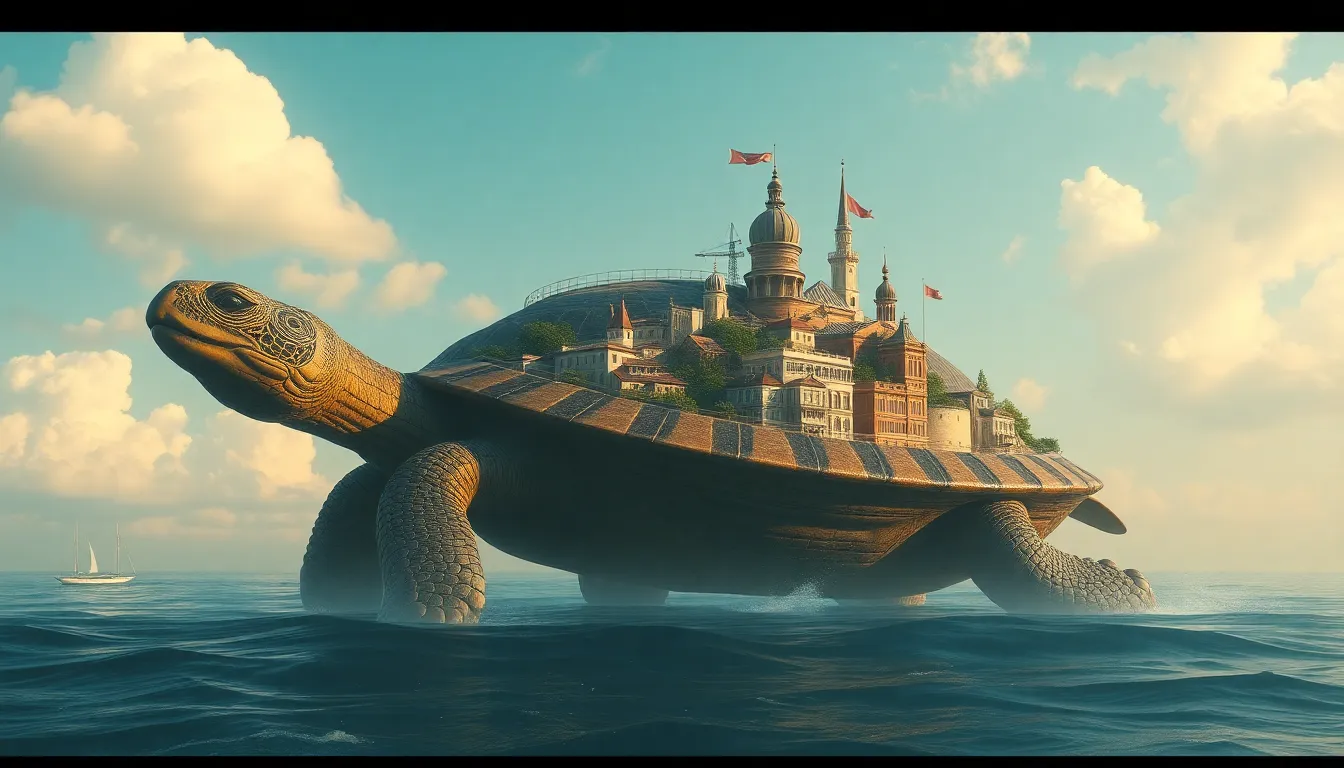 What If We Built a City on the Back of a Giant Turtle? - HypotheticalLens