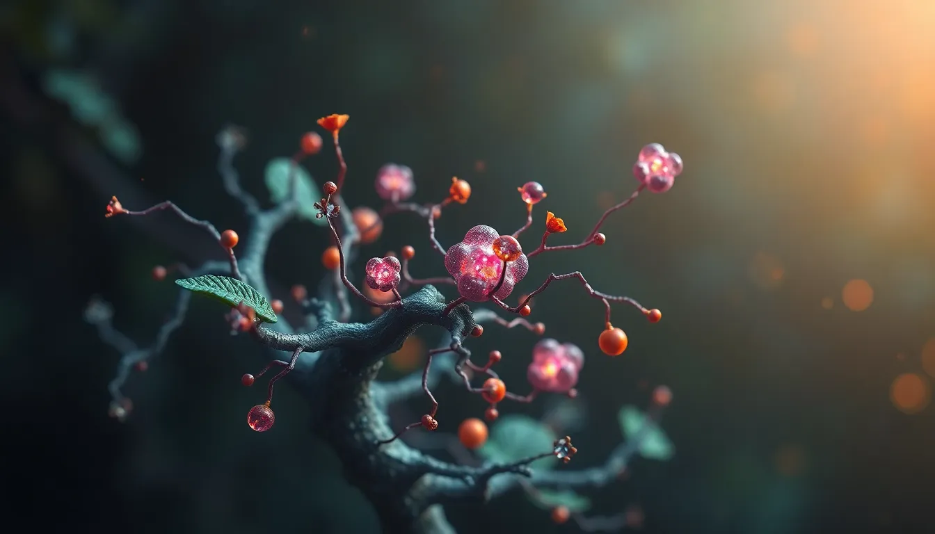 Conceptual image of art as a living organism
